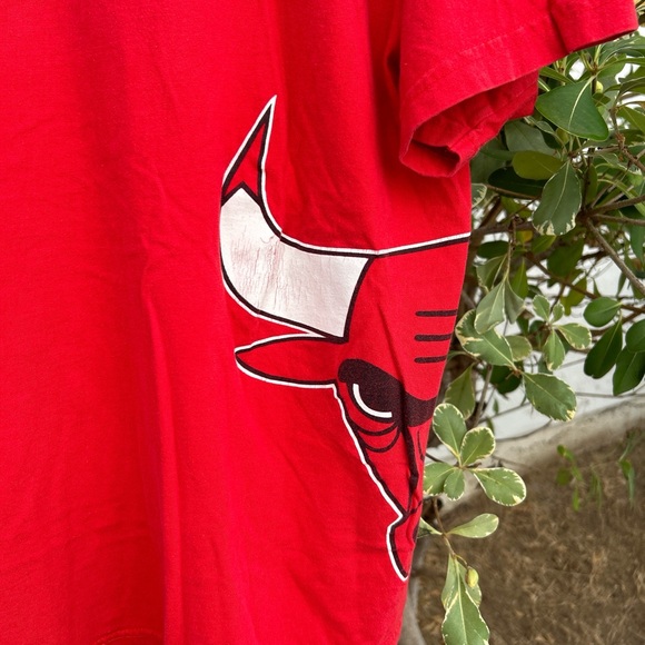 Vintage 90s Chicago Bulls Sports Fan Pocket T-Shirt NBA Sz XL - Picture 6 of 7